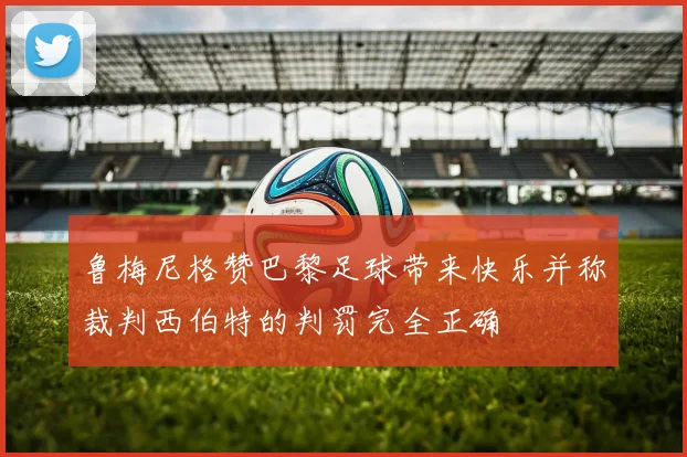 鲁梅尼格赞巴黎足球带来快乐并称裁判西伯特的判罚完全正确